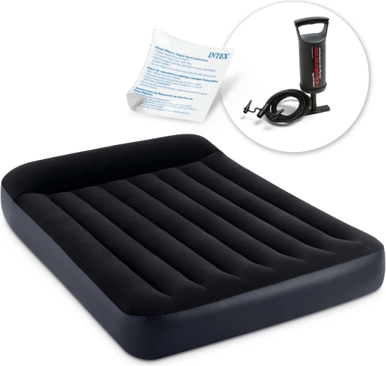 Oppustelig madras med pumpe 191 × 137 × 25 cm INTEX
