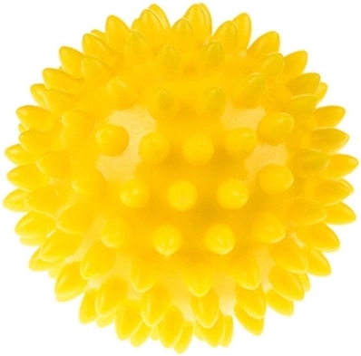 Fizjo rehabiliterende massagebold med pigge 6,6 cm gul - 1 stk.