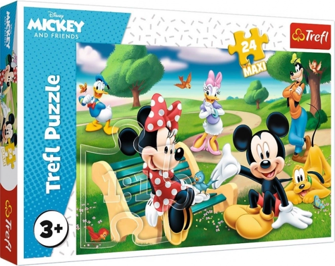 Puslespil 24 MAXI – MICKEY MOUSE og venner – TREFL