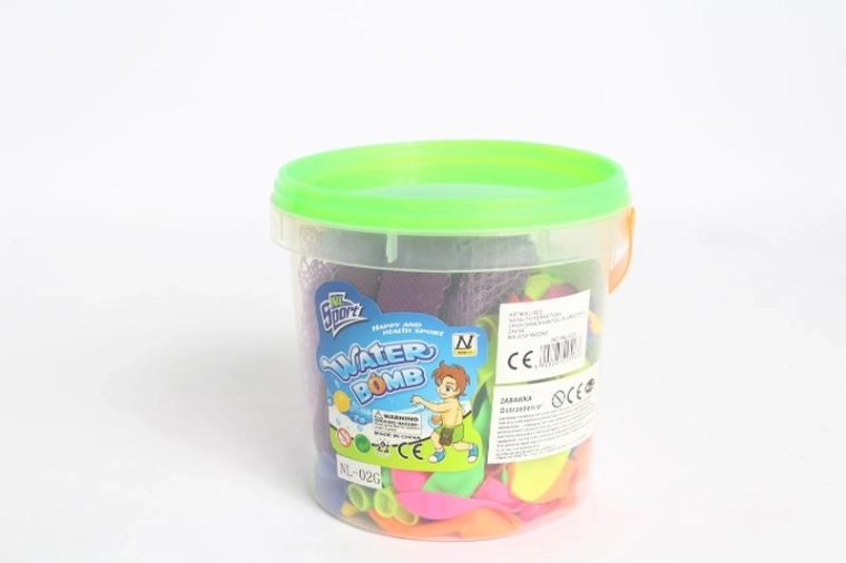 Vandballoner i spand – 12 stk.