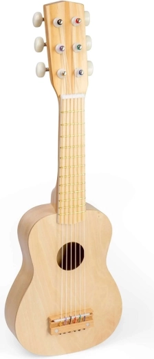 Træbørneguitar natur BIGJIGS TOYS