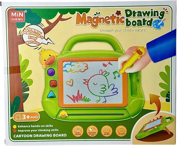 Magnetisk tegnetavle (magnetisk skrive-/tegnetavle) til børn