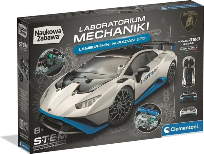 Clementoni Science & Play Labo Mech Lamborghini Huracán mekanisk byggesæt