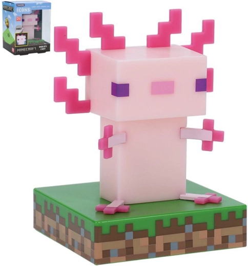 Minecraft dekorativ LED-lampe Axolotl