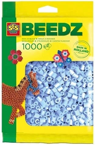 SES Creative Strygeperler – lyseblå, 1000 stk.