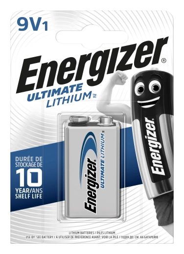 Energizer Ultimate Lithium 9V lithiumbatteri