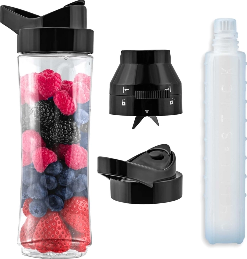 Flaske til personlig blender 600 ml med køleindsats BERDSEN