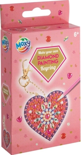 Diamantmaling vedhæng hjerte – mandala MOXY
