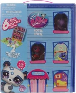 Littlest Pet Shop hotel og vitrineskab 2 i 1