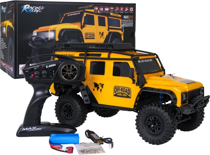 Terræn-RC-bil Climbing beast 4x4 1:10 sandfarvet