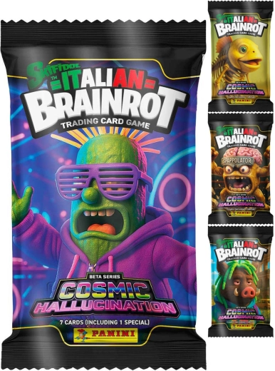 Panini Skifidol Italian Brainrot TCG Cosmic Hallucination boosterpakke - 1 stk.