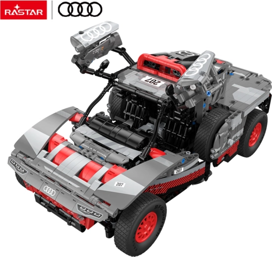 Byggesæt til model Audi RS Q e-tron RASTAR grå (1:8)