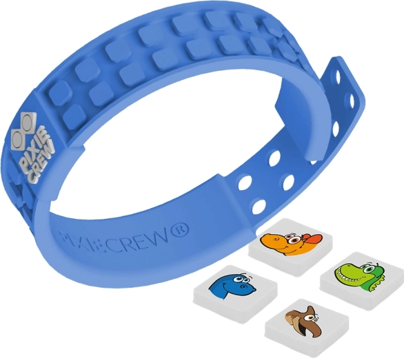 Pixie Crew kreativt Dino-armbånd blå