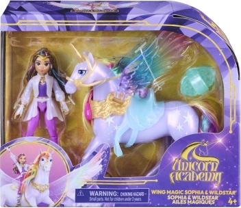 Unicorn Academy magiske vinger Wildstar og Sofia 11 cm
