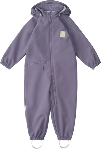 Leokid softshell-overall lilac echo str. 98 (3–4 år)