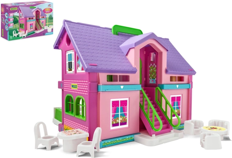 Plast dukkehus 37 × 30 cm Wader