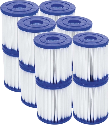 Sæt med filtre til poolfilterpumpe Type I (12 stk) BESTWAY
