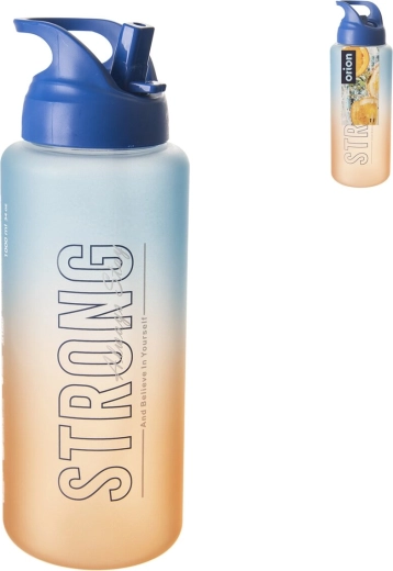 Tritanflaske moly blue-orange 1 l