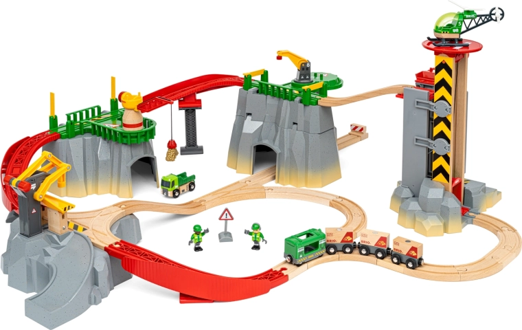 BRIO World godstogssæt til bjergbane