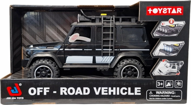 Offroad terrænbil med lys og lyd