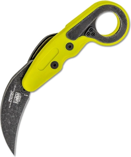 CRKT Provoke Zap lommekarambit med kinematisk åbning, grøn