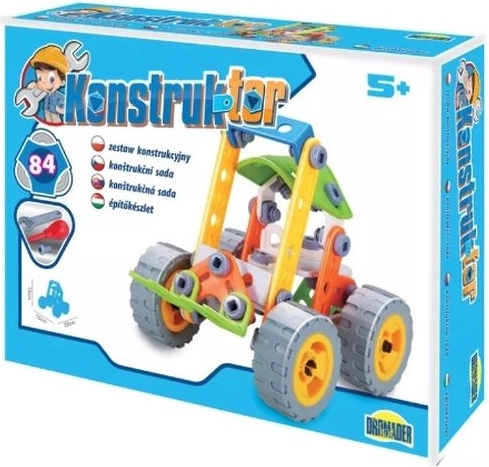 Konstruktionssæt – køretøj (84 dele)