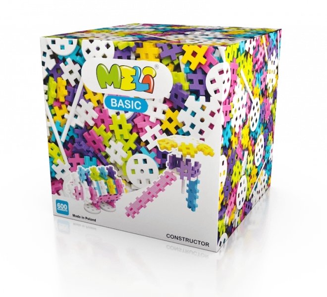 Byggesæt MELI Constructor Pink 600 dele