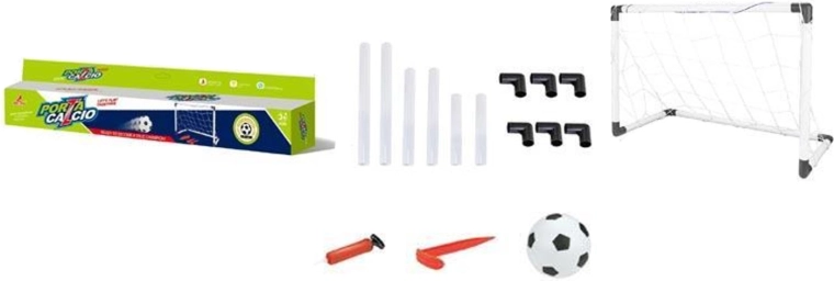 Fodboldmål med bold og pumpe til børn