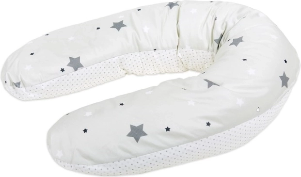Träumeland amme-/graviditetspude design 5 grå Stars