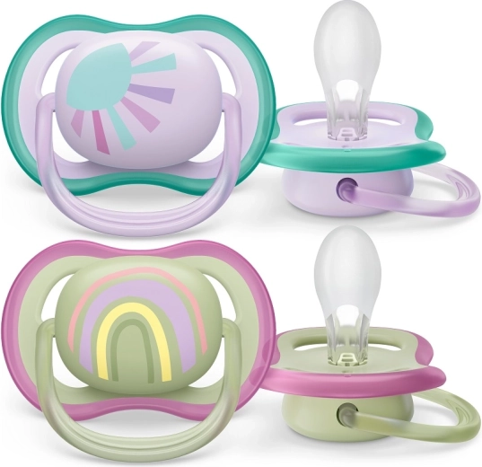 Philips AVENT Ultra Air-sut Duge til piger 0–6 måneder, 2 stk.