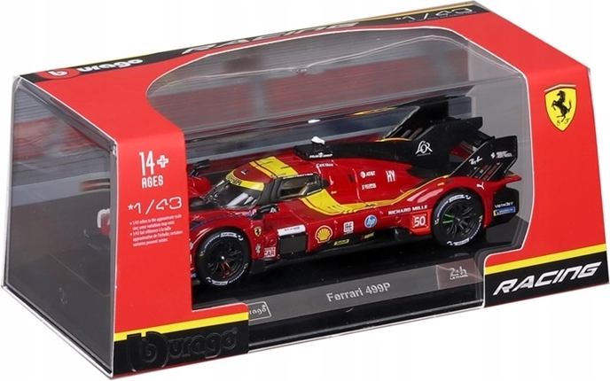 BBU samlermodel Ferrari 499P rød nr. 50 1:43