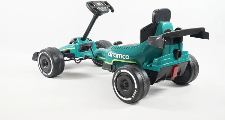 Trådbil gokart ASTON MARTIN grøn