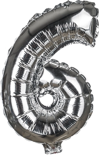 Folieballon tal 6, 30 cm – MY PARTY