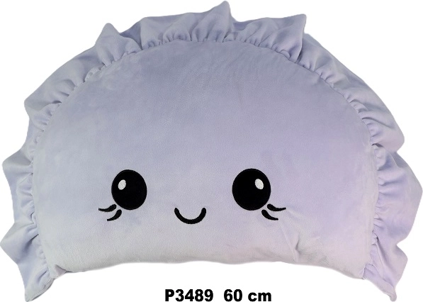 Dekorativ pude pierogi 60 cm, lilla