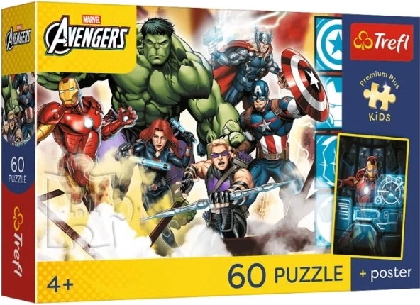 Puzzle PremPlus Kids „Razem silniejsi“ 60 brikker