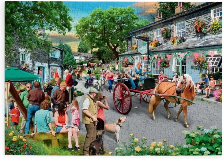 House of Puzzles Ponyparade – puslespil med 500 store brikker