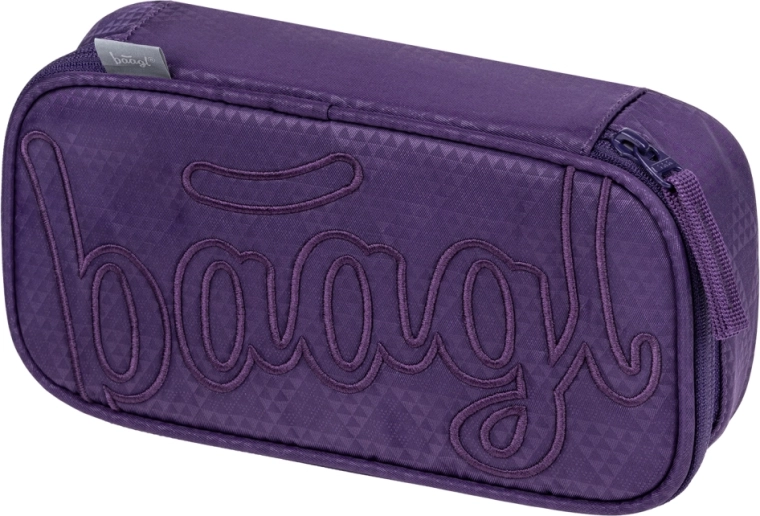 Školní penál Baagl Plum