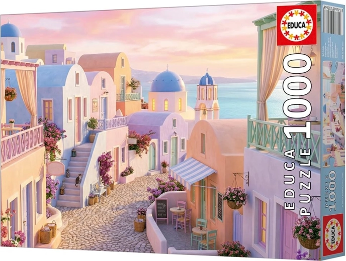 Puslespil EDUCA Santorini 1000 brikker med lim