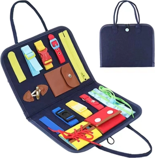 Manipulationsplade til påklædning for børn