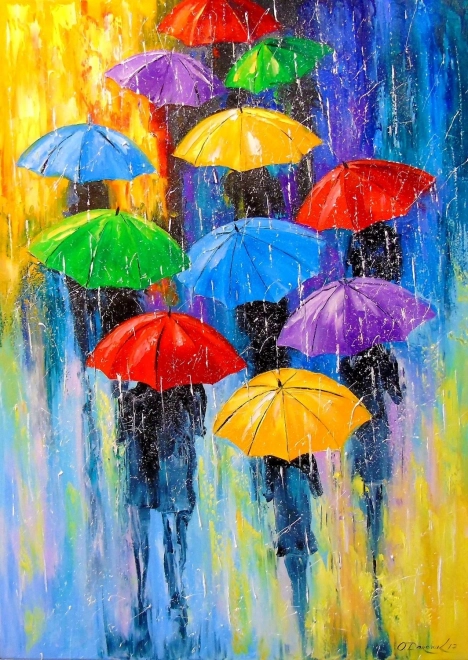 Puslespil Regnvejrsdag 1000 brikker