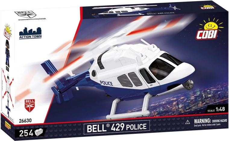 Cobi Bell 429 politihjælpelikopter 1:48 (254 dele)