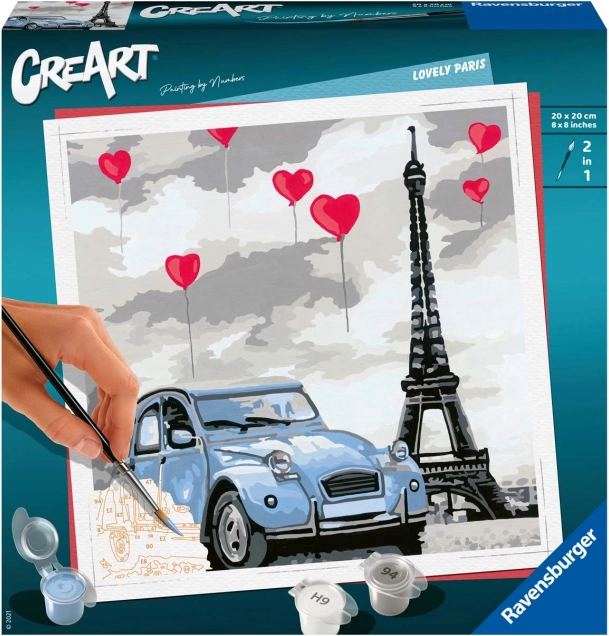 CreArt Lovely Paris – malersæt til børn fra 12 år