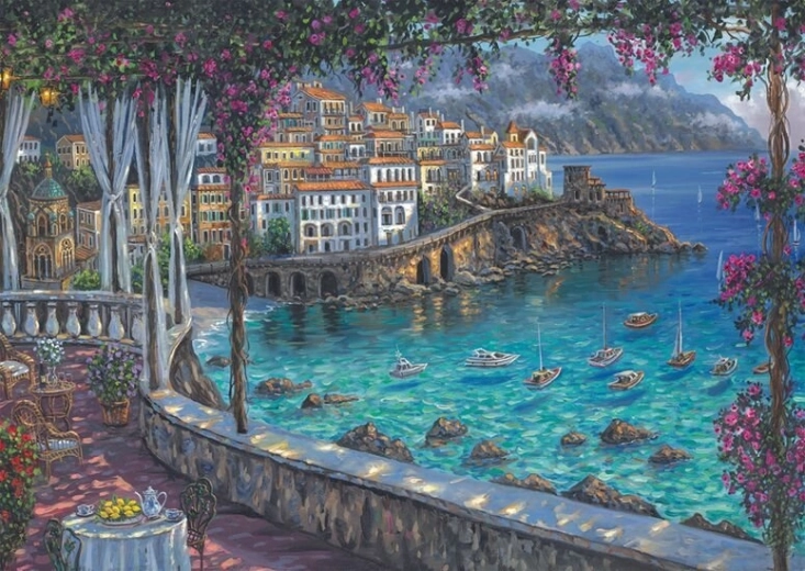 Puslespil Amalfi-kysten 1000 brikker