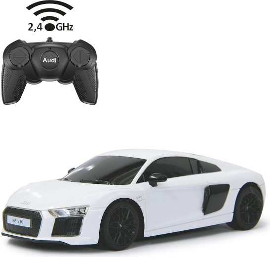 Jamara Audi R8 2015 RC-bil 1:24 hvid 2,4 GHz