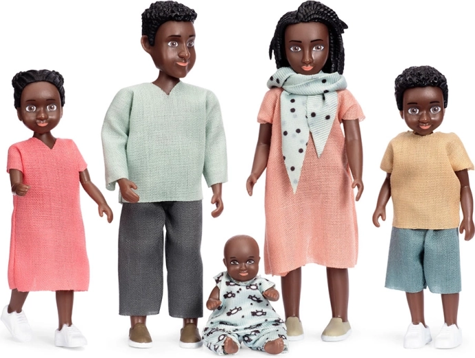 Billie familie-dukkesæt til Lundby-dukkehus