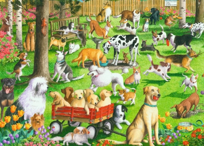 Ravensburger puslespil Hundepark XXL 500 brikker