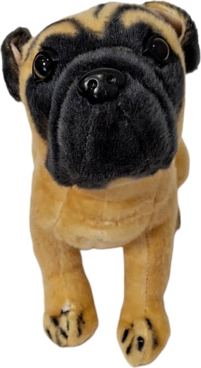 Plys-hund mops - 1 stk.
