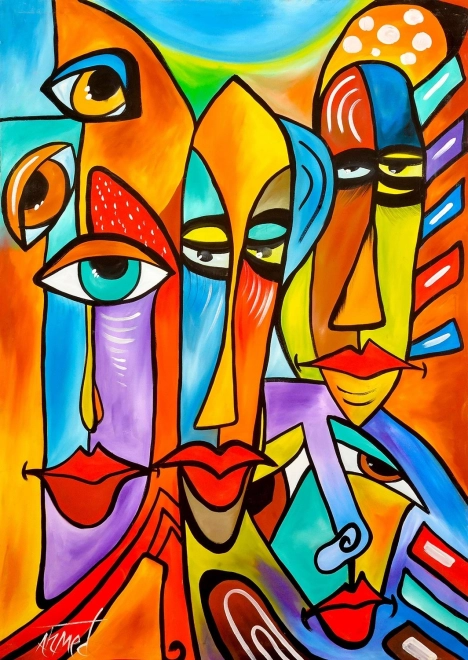 Puslespil Kreative Ansigter Bico 1000 brikker