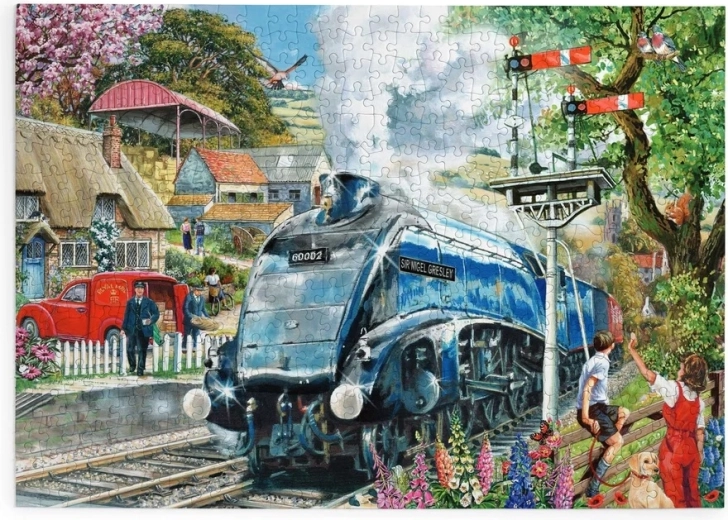 House of Puzzles Nattog – puslespil med 500 ekstra store brikker