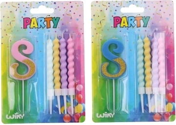 Festlys nummer 8 med 4 lys